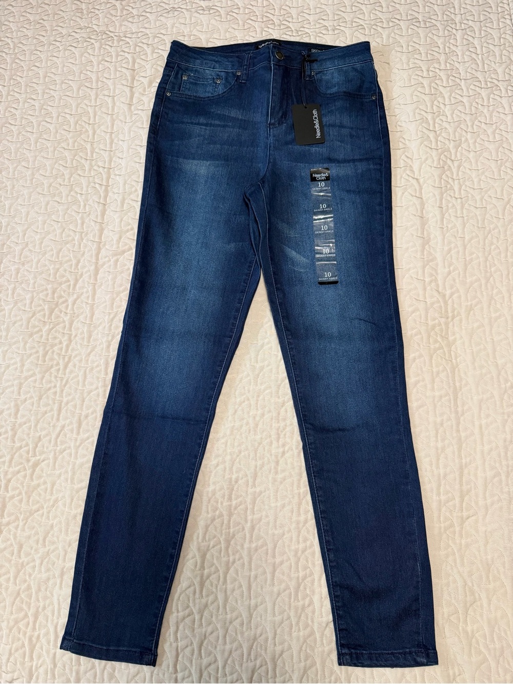 NWT Needle & Cloth size 10 Dark Blue Women's Stretch Jeans